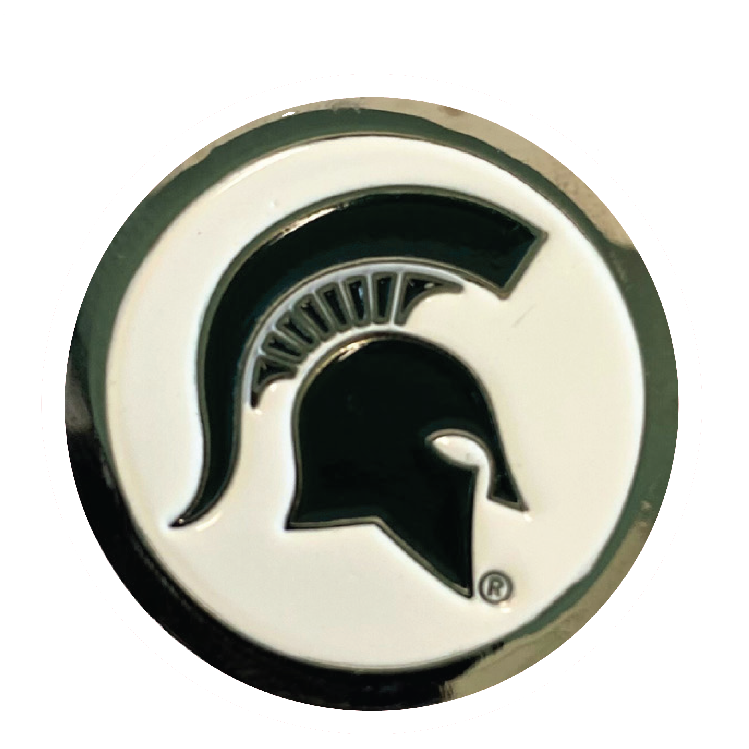 Gold Michigan State Spartans Team Logo Lapel Pin
