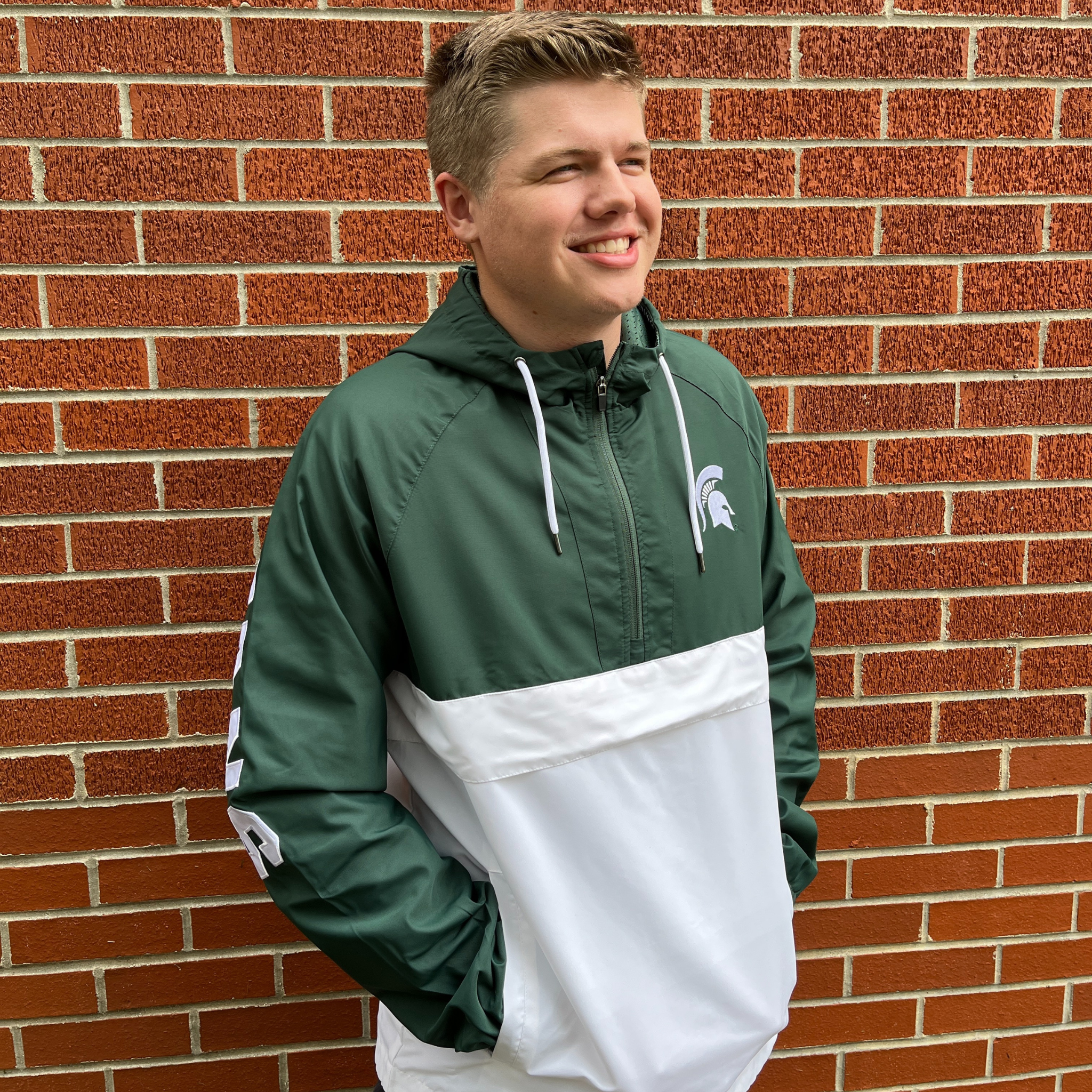 Colosseum Half-zip Spartans Rain Jacket