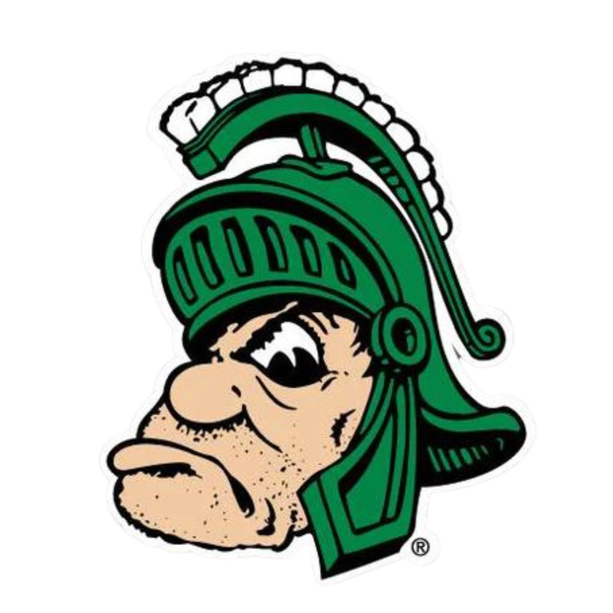 Gruff Sparty Throwback Sticker