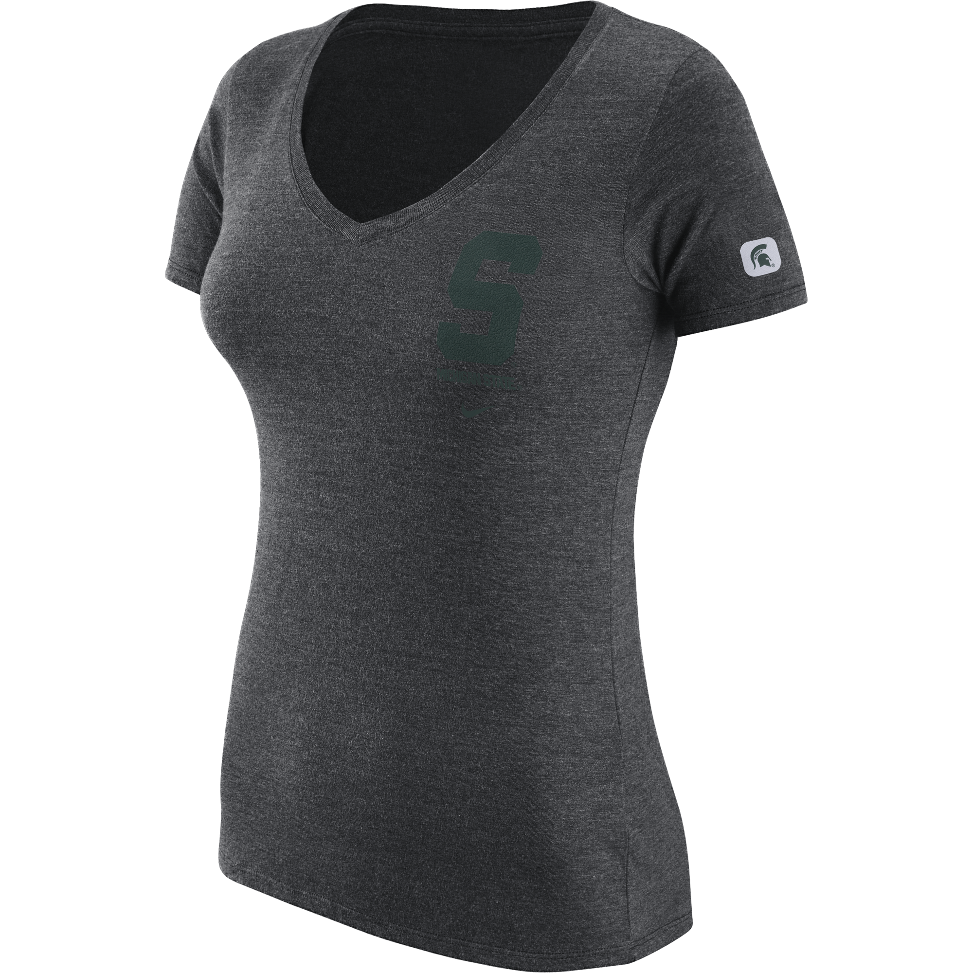 Nike Women's Los Angeles Rams Local Heather Grey Tri-Blend T-Shirt