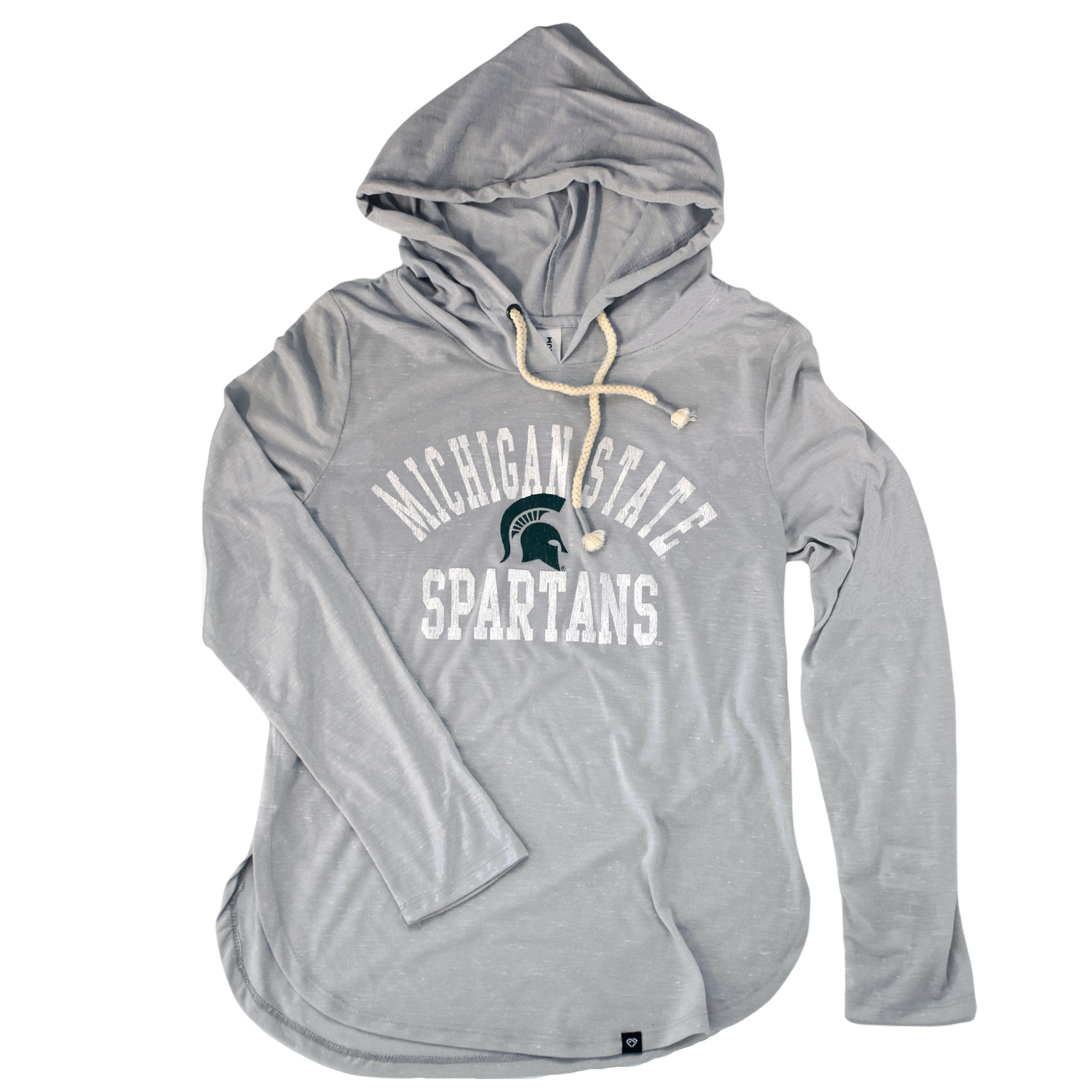 Michigan State University Spartans Hooded Sweatshirt with East Lansin