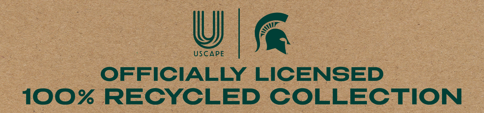 UScape, officially licensed 100% recycled collection