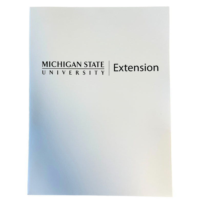 Image of a MSU Extension White Pocket Folder - Pack of 10