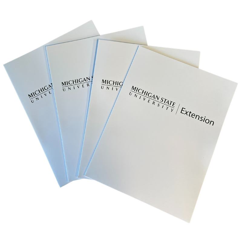 MSU Extension White Pocket Folder - Pack of 10