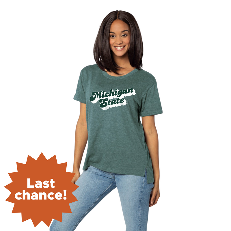 Women's Michigan State Crew Neck T-shirt