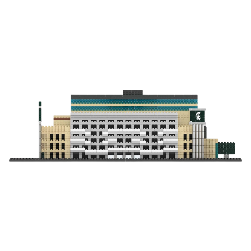 Side view of the Spartan Stadium miniature, showing the detail of the stadium levels.
