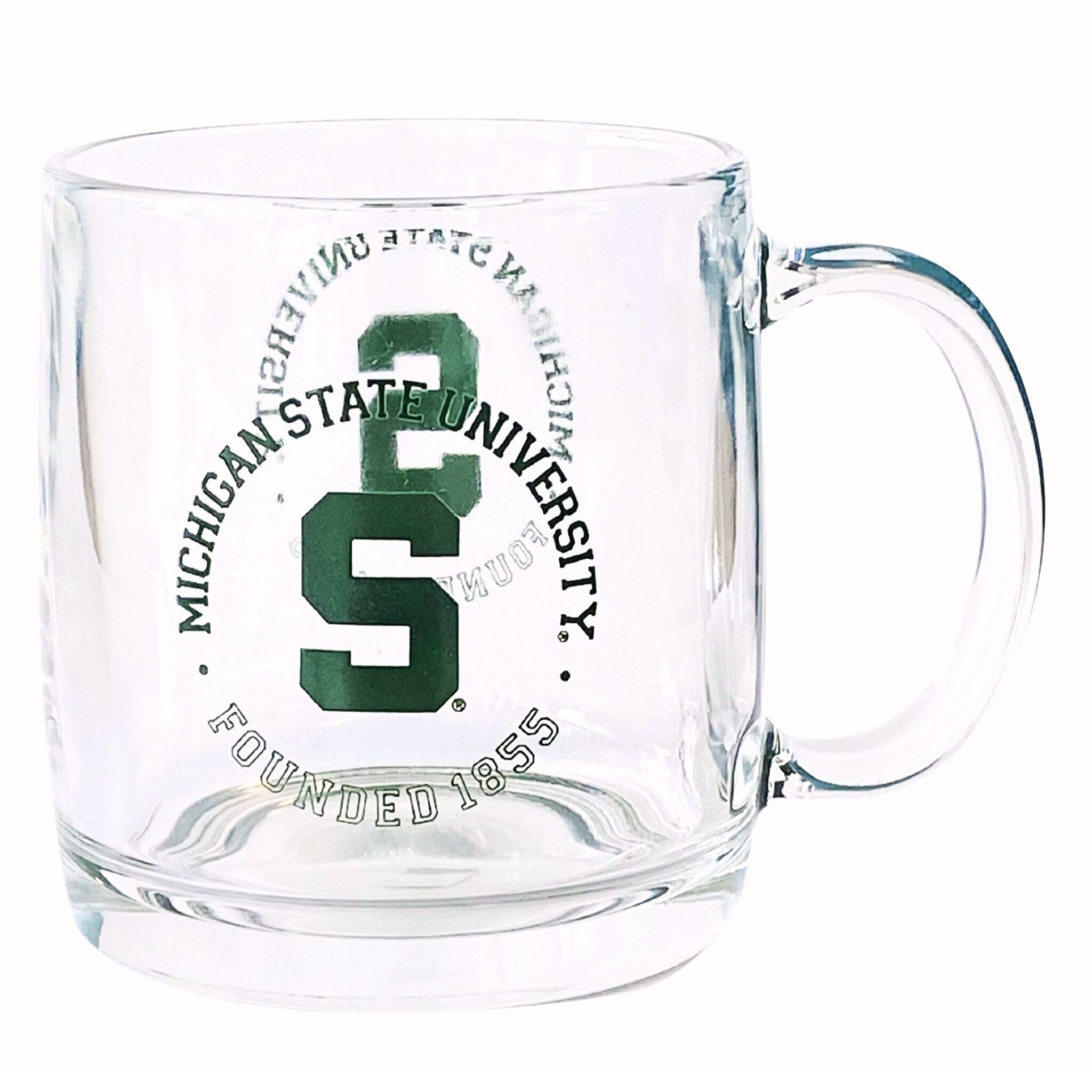 MSU Block S Nordic Glass Mug