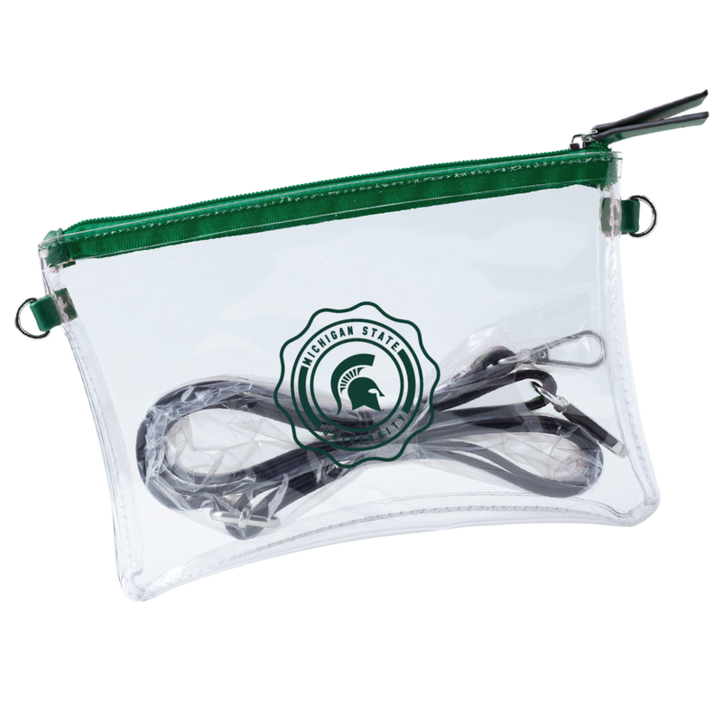 Michigan State University Clear Game Day Crossbody Purse